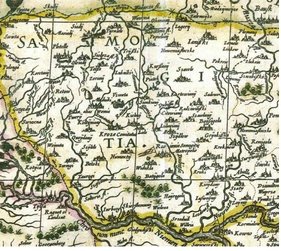Радивиловская карта 1613 года. Отрывок
